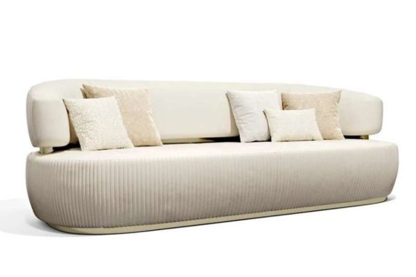 3 Seater Sofa Plain - Homestead Trading LLC.-Sofa