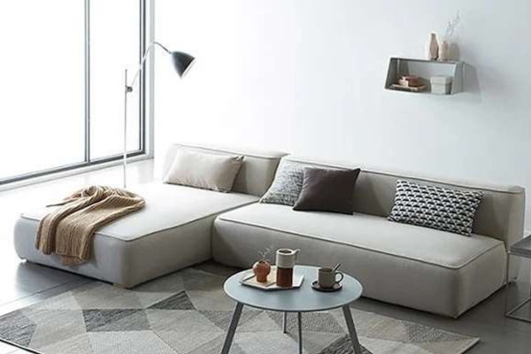 Modern L-Shaped Sofa - Homestead Trading LLC.-Sofa