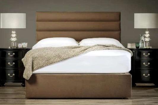 Tubes Upholstered HeadBoard & Bed Set - Homestead Trading LLC.-Headboard
