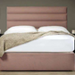 Tubes Upholstered HeadBoard & Bed Set