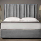 Multi-tubes Upholstered HeadBoard & Bed Set